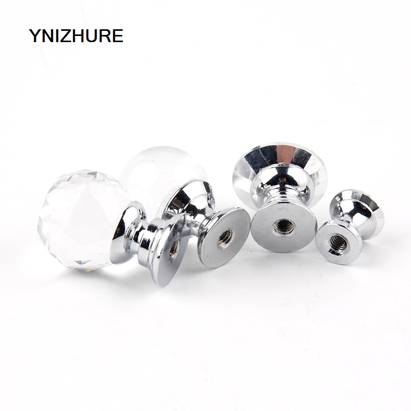 10PCS 17mm/20mm Transparent Crystal Glass MINI Small Handle Furniture Jewelry Box Knob Drawer Cabinets Furniture Kitchen|jewelry box knobs|drawer cabinetknob drawer - AliExpress