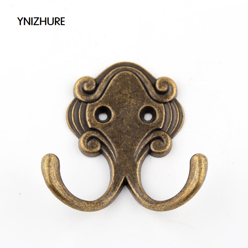 10pcs 40*55*53mm Vintage Hanger Hook Cloth Hook Antique Zinc Alloy Door Hooks for Clothes Coat Hat Bag Towel Hanger Bedroom|hook|   - AliExpress