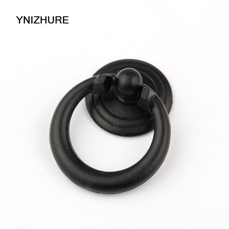 YNIZHURE 34*25mm 20PCS Circle Color Gold Silver Black Ring Zinc Alloy Door Handles Pulls Cabinet Antique Furniture Hardware|furniture hardware|antique furniture hardwaredoor handle pull - AliExpress