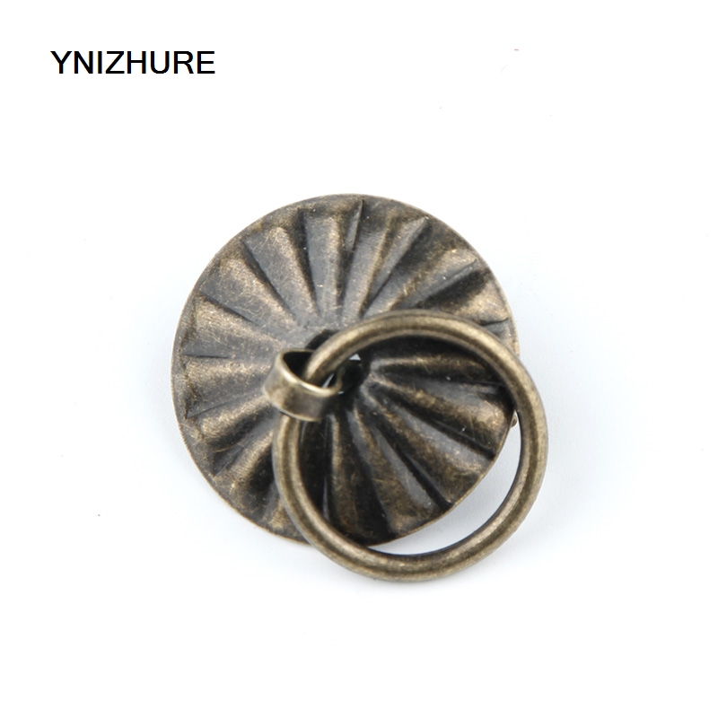 30pcs 25mm Ancient wooden accessories decorative antique retro Mini Tin sun flower tea pot handle knobs|handle knob|knob handleflower knobs - AliExpress