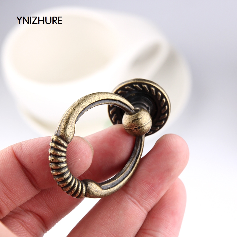 10pcs Knob Drawer Knobs Pulls Handles Rings Antique Bronze / Kitchen Cabinet Vintage Style Furniture Hardware Puxadores|drawer knobs|furniture hardwareknob pull handle - AliExpress