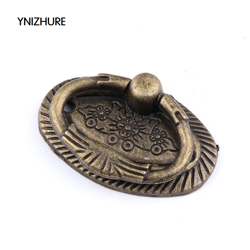 Puxadores 10pcs 47mm New Antique Brass Retro Furniture Cabinet Drawer Dresser Cupboard Knob Pull Ring Handle Diy Best Quality|ring handle|cupboard knobsdrawer dresser - AliExpress