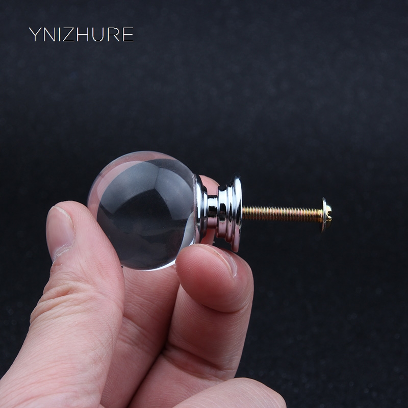 10pcs/packs 30mm of Smooth Crystal Glass Handle Kitchen Supplies Drawer Cabinets Wardrobe metal accessories knobs YZ 2010|drawer cabinet|wardrobe knobsmetal cabinet knobs - AliExpress