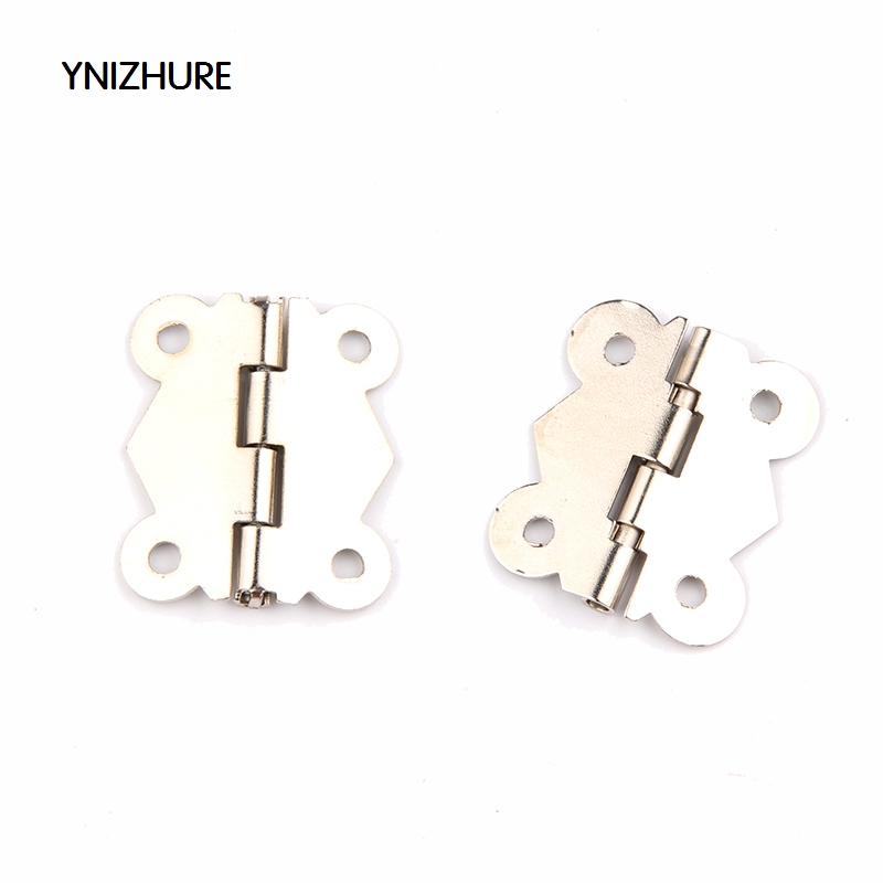 YNIZHURE 50PCS 30mm x 25mm Silver Butterfly Door Hinges Cabinet Drawer Jewellery Box Hinge For Furniture Hardware|hinges for furniture|jewellery box hingebox hinges - AliExpress