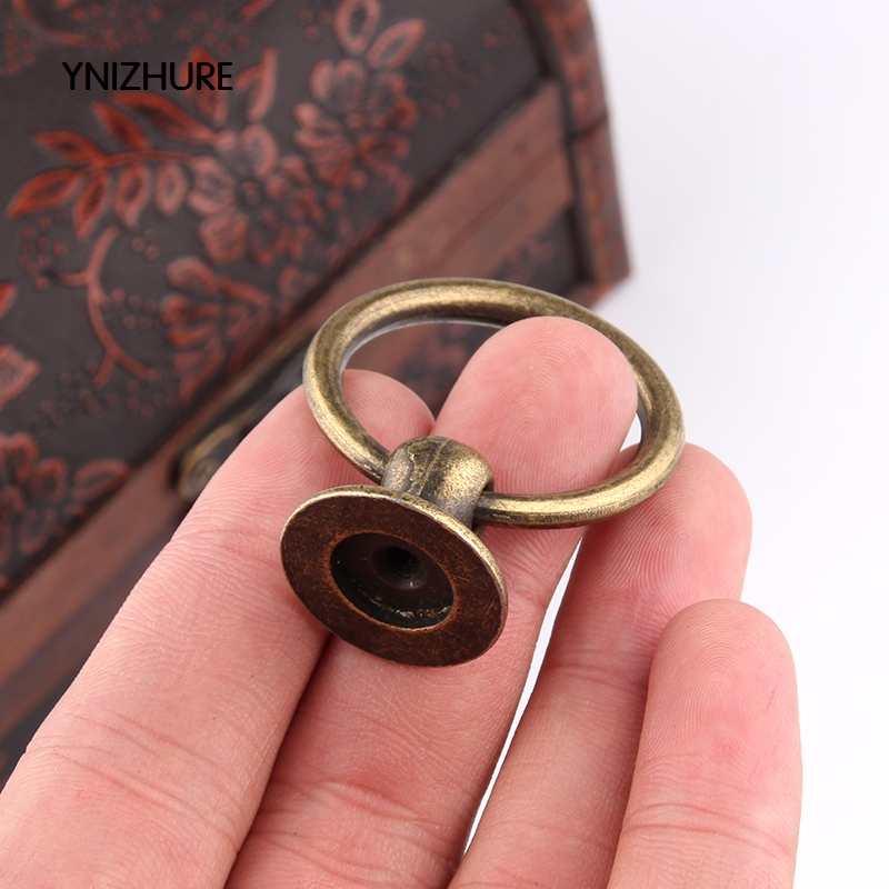 10PCS Vintage Bronze cabinet knob / zinc alloy drawer pull ring hardware for kitchen Cupboard closet door handles|bronze cabinet knobs|cabinet knobspull ring - AliExpress