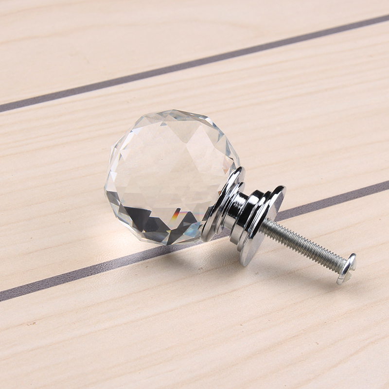 10pcs/lot 30mm Tiradores Muebles  Hot  Crystal Glass Clear Cupboard Door Drawer Knobs Pull Handle Sliver Kitchen Yz 2003|drawer knobs|tiradores mueblesknob pull handle - AliExpress