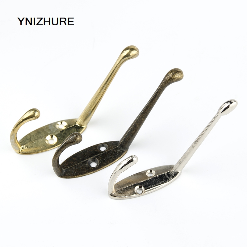 20PCS 49*87mm Bathroom Accessories Antique Bronze single cloth Robe Hook Clothes Coat Products 4 colors available|coat hooks|coats coatscoat hooks antique - AliExpress