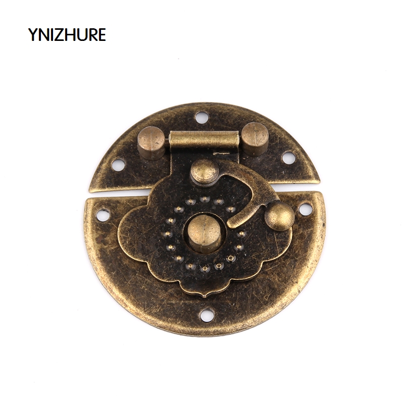 10Pcs 52mm Chinese Iron round retro wooden box accessories Hardware Set Antique Wooden Box Latch Hasp Pull Handle|latch hasp|box latchwooden box latches - AliExpress