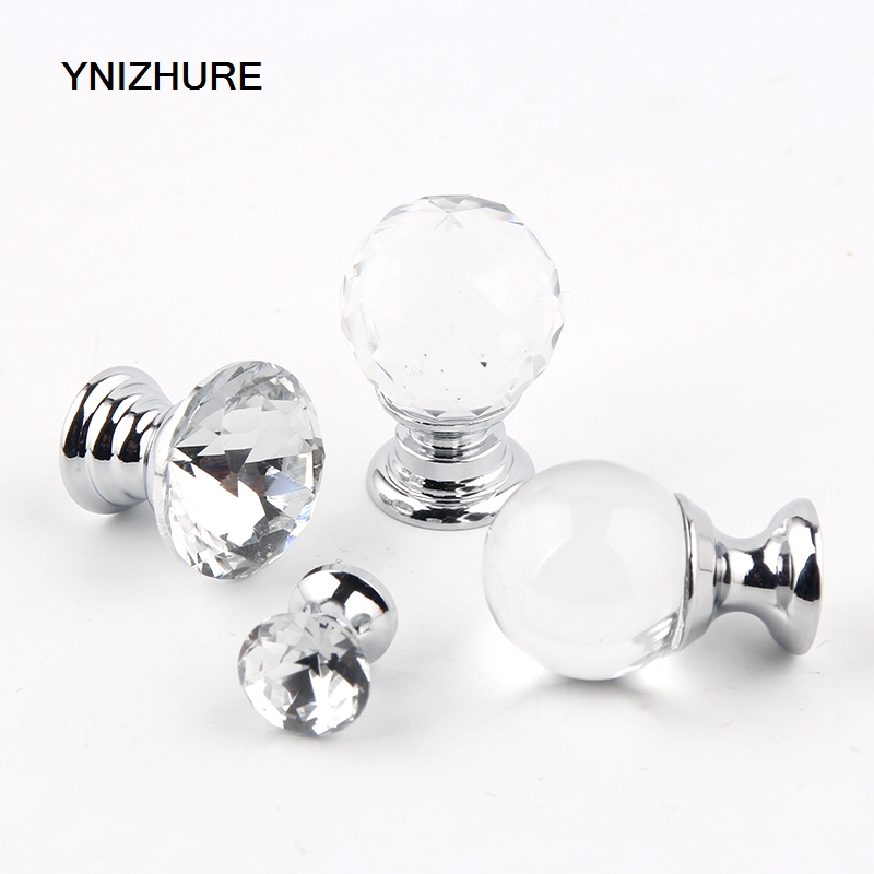 10PCS 17mm/20mm Transparent Crystal Glass MINI Small Handle Furniture Jewelry Box Knob Drawer Cabinets Furniture Kitchen|jewelry box knobs|drawer cabinetknob drawer - AliExpress