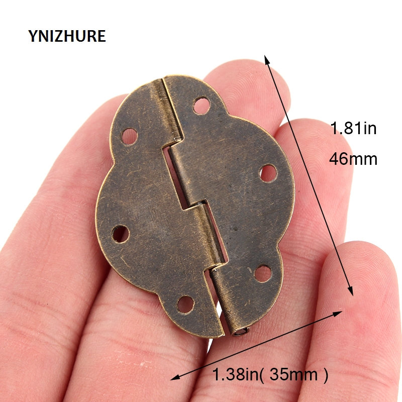 46 * 35MM oval box accessories antique hinge 6 hole lace olive hinge herrajes muebles sectional furniture connectors|furniture connectors|antique hingeherrajes muebles - AliExpress