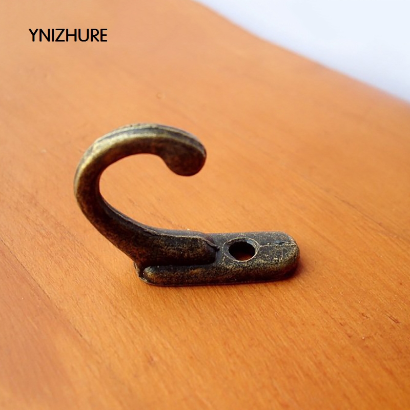 50pcs 8*22mm Antique hook single row of small hole hook special small single hook wall hanger bronze|hook|rowingl hooks - AliExpress