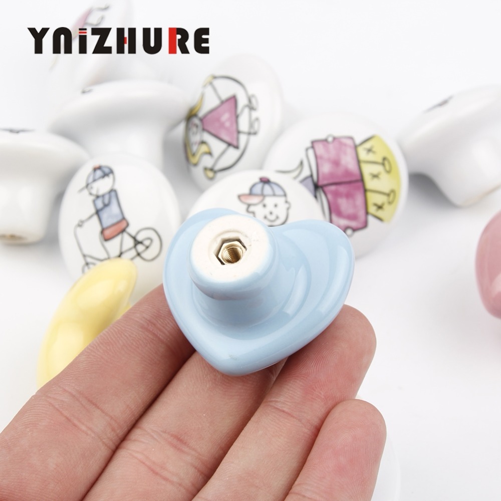 YINZHURE New Brand Acme Nordic Style Ceramic Single Round K Wardrobe Kitchen Garden Door Handle Modern Cabinet Handle|Cabinet Pulls|   - AliExpress