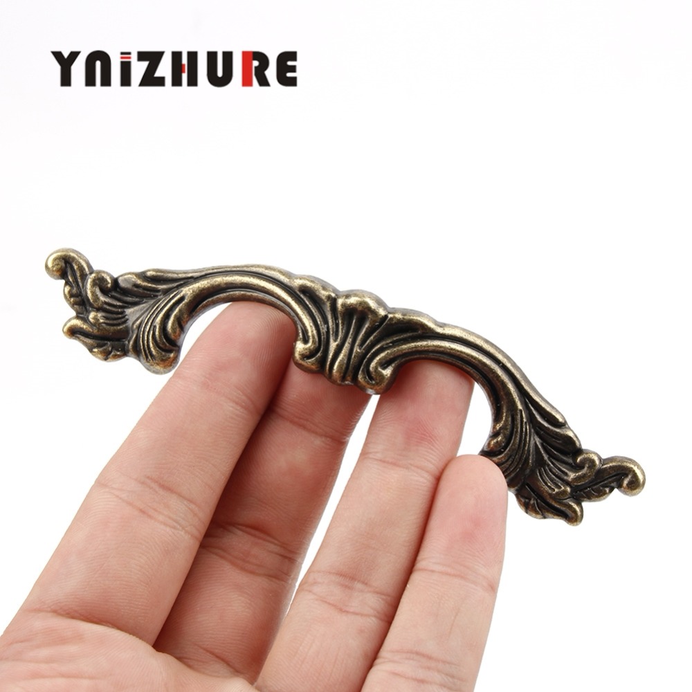 YNIZHURE 10PCS 115mm Leaves Striped Vintage Kitchen Cabinet Cupboard Dresser Door Drawer Ring Pull Handles Dresser Drawer Knobs|Cabinet Pulls|   - AliExpress