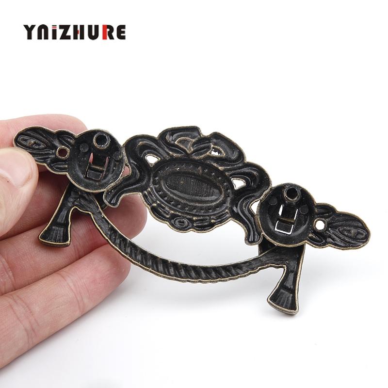 115*47mm 1PCS Retro Alloy Kitchen Drawer Cabinet Door Handle Furniture Knobs Hardware Cupboard Antique Pull Handles,Bronze Tone|Cabinet Pulls|   - AliExpress