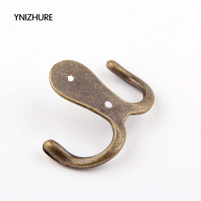 YNIZHURE 10pcs  41*55mm Hot Sale Time limited Hooks  Vintage Bronze Wall Hook Rustic Key Coat Bag Hat Hanger Robe|robe hook|robe roberobe hot - AliExpress