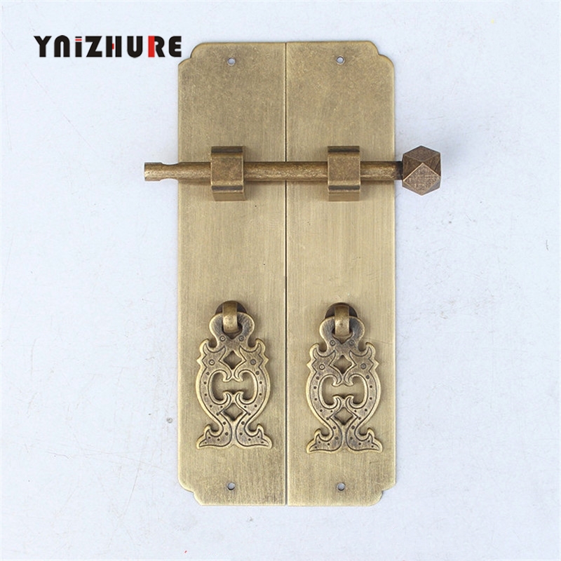 2pcs Aabinetry CopperLocks Door Straight Strip Handle Chinese Style Retro Cabinet Strip Double Door Furniture Cupboard Handle|Cabinet Pulls|   - AliExpress