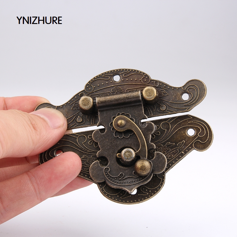 Latch Hardware Lock 20pcs 85*68mm Antique Wood Chest Alloy Hasp Buckle Large Wooden Wine Box Gift Accessories Ancient Clasp|hardware latches|wooden buckle claspchest clasp - AliExpress