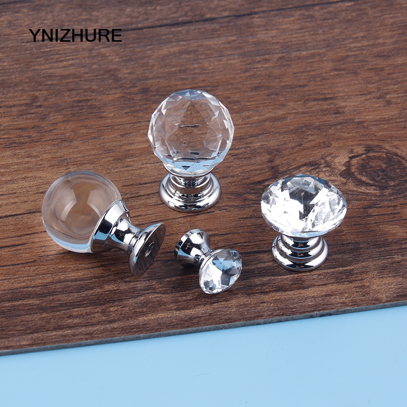 10PCS 17mm/20mm Transparent Crystal Glass MINI Small Handle Furniture Jewelry Box Knob Drawer Cabinets Furniture Kitchen|jewelry box knobs|drawer cabinetknob drawer - AliExpress