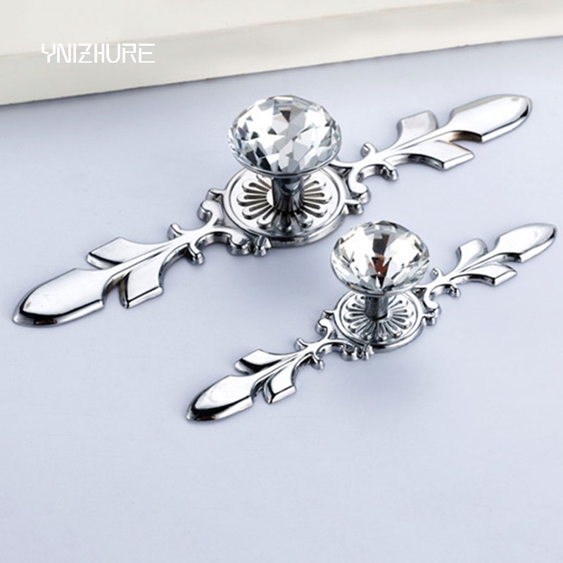 Sale Top Brand High Quality Glass Diamond Crystal Shoebox Cabinet Closet Knobs Door Drawer Wardrobe Pull Handles Sliver|pull handle|closet knobsknob door - AliExpress