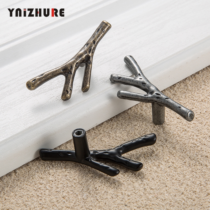 Fashion Tree Branch Furniture Handle 96mm 128mm Black Silver Bronze Kitchen Cabinet Handles Drawer Knobs Door Pulls Hardware|Cabinet Pulls|   - AliExpress