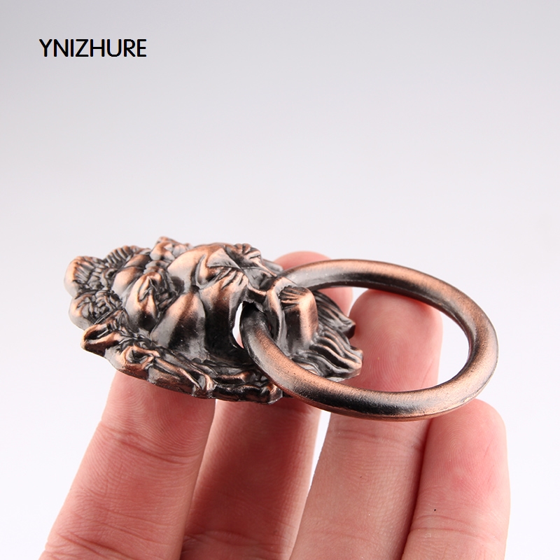 67 * 46MM kitchen cabinet handles and knobs red color antique wardrobe cupboard handle high grade lion head door handle|cabinet handle and knob|handles and knobscupboard handles - AliExpress