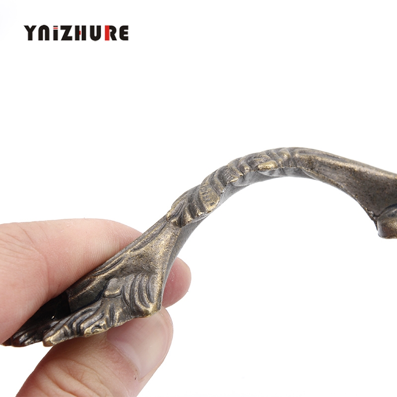 1PCS Leaves Striped Carved Handle,Full Solid Metal Kitchen Handle ,Cabinet Drawer Handle ,Door Knobs Handle Bronze Tone|Cabinet Pulls|   - AliExpress