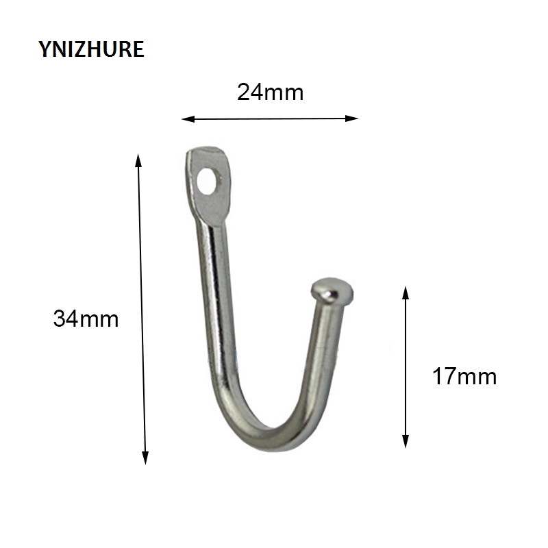 20PCS 34*24mm Wall Door Bath Double Prong Coat Hook Hanger,Pot Hanger Hooks,Handbag Bag Hanger Hooks,Hardware White/Silver Color|hanger hook|hook hangercoat hooks hardware - AliExpress