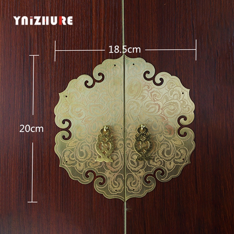 200mm High end Custom Cupboard Pure Copper Handle Chinese Furniture Wardrobe Handle Retro Door Handles Antique Cabinet Handle|Cabinet Pulls|   - AliExpress