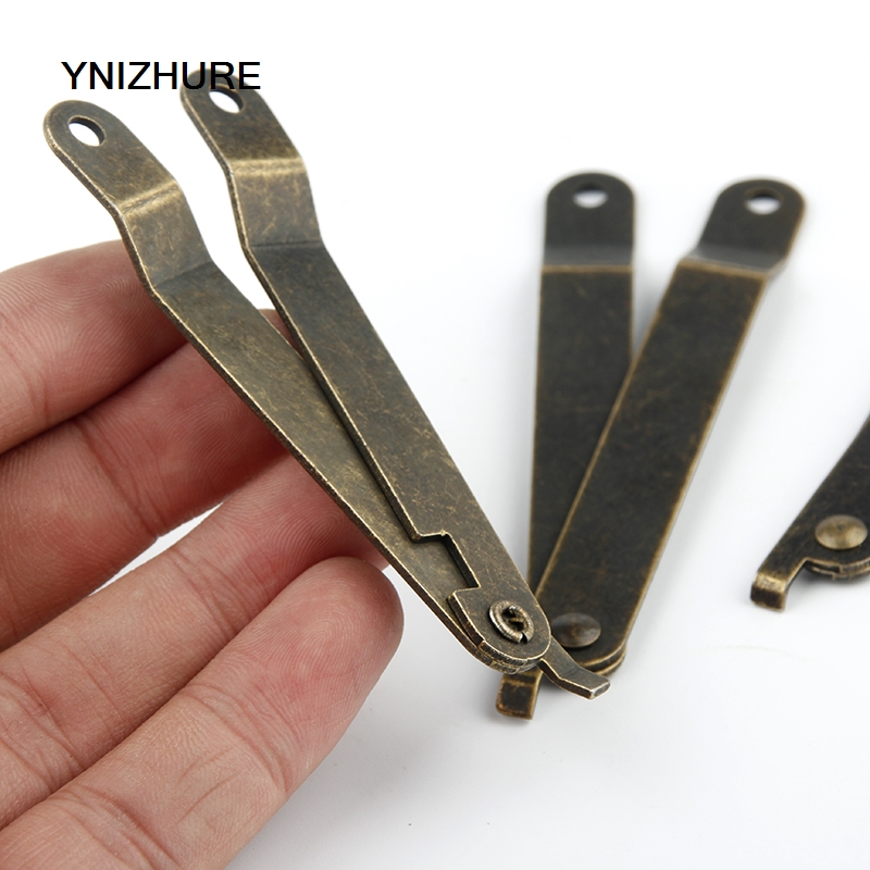 30PCS Antique Bronze Lid Support Hinges Stay For Box Display Furniture Accessories Cabinet Door Kitchen Cupboard Hinges|91mm|   - AliExpress