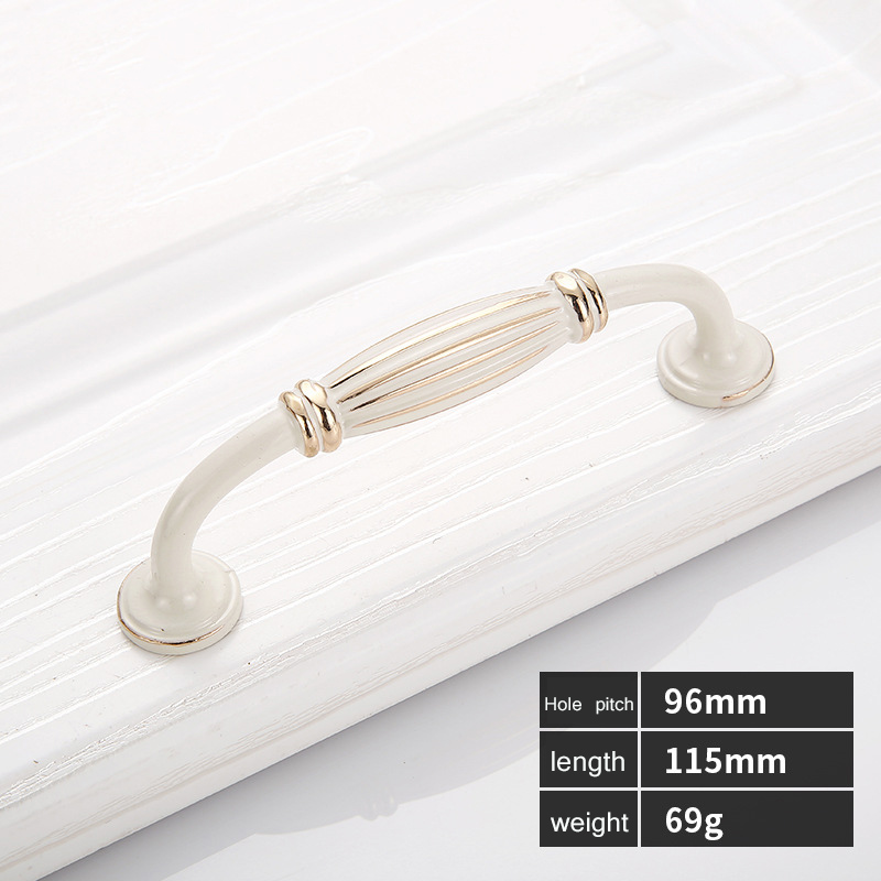 Cabinet Handle Pull Knobs Dresser Drawer Pulls Handles Ivory white style / Gold plated Knot Design Furniture Decorative Hardware|dresser drawer|pull knobcabinet handle pull - AliExpress