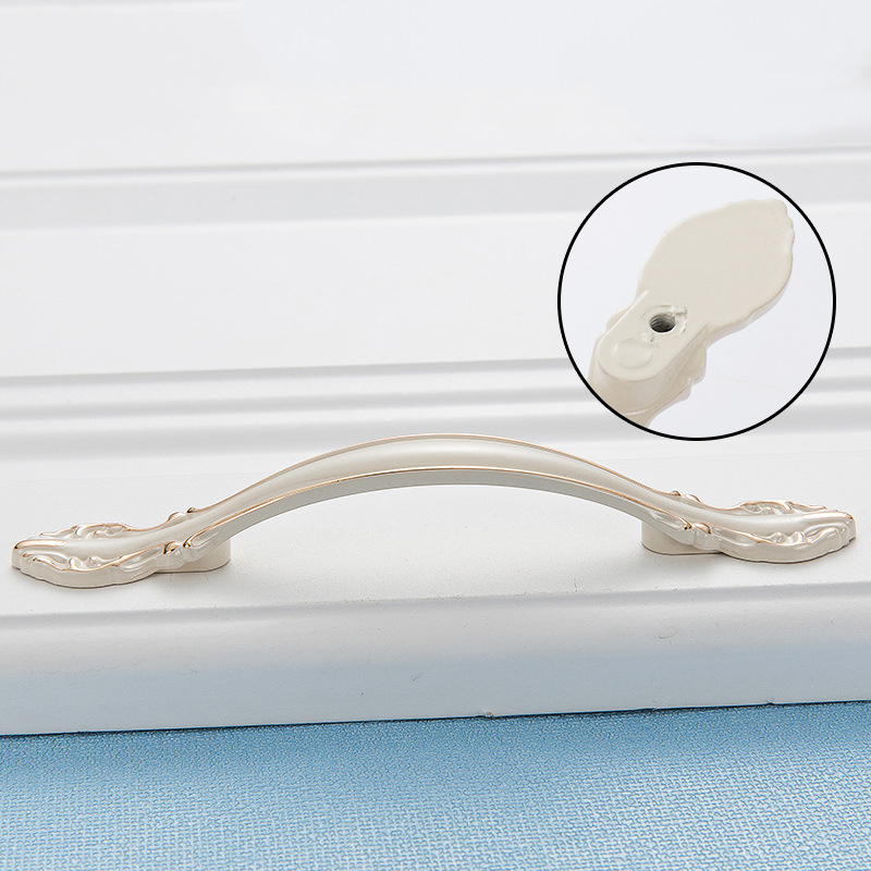 128mm  Puxador NewEuro style Kitchen Cabinet Door Handles Bedroom Furniture Knobs Ivory Closet Handle Drawer Pulls Bars|bedroom furniture knobs|furniture knobsdrawer pulls - AliExpress