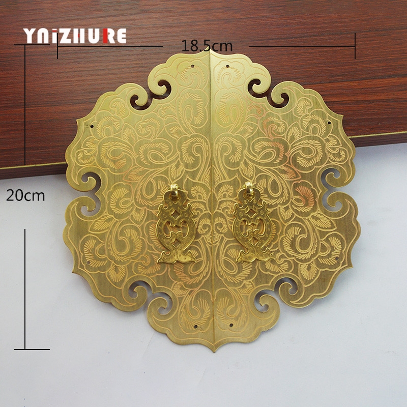 200mm High end Custom Cupboard Pure Copper Handle Chinese Furniture Wardrobe Handle Retro Door Handles Antique Cabinet Handle|Cabinet Pulls|   - AliExpress