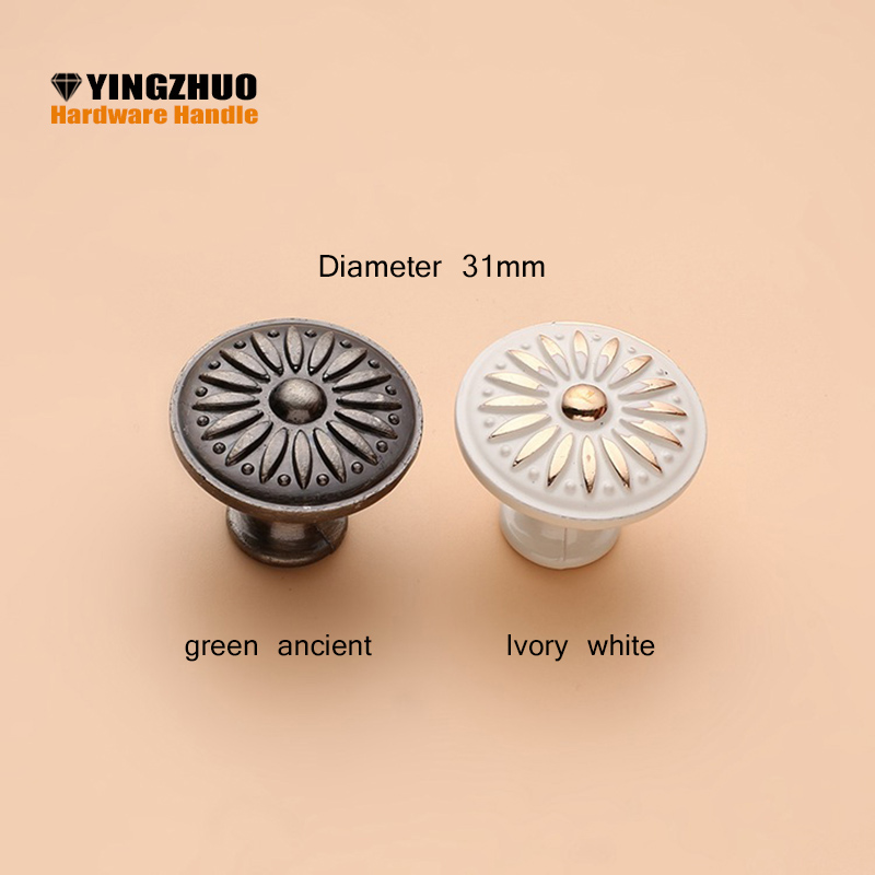 31mm  Puxadores New Door Handle Alloy Ivory White Modern Minimalist Cabinet Hot Drawer Knob Chest Single Hole Yz 238|drawer knobs|cabinet knobs moderncabinet knobs - AliExpress