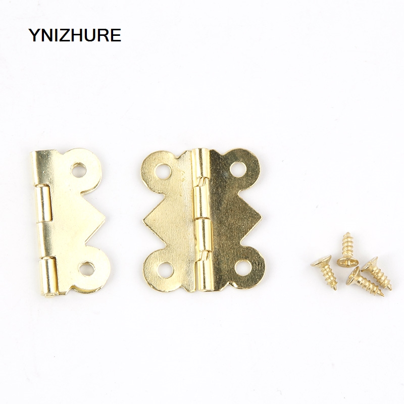 50pcs YNIZHURE 25mm x20mm 4 Holes Bronze Butterfly Jewelry Gift Wine Box Wood Dollhouse Door Hinge|hinge hinge|wooden box hingejewelry box hinges - AliExpress