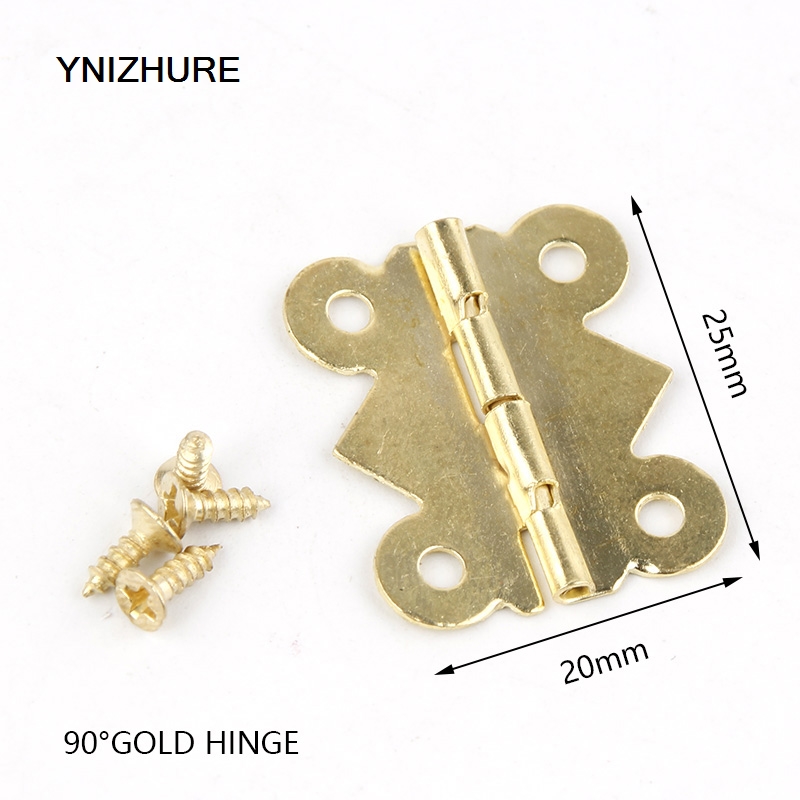 50pcs YNIZHURE 25mm x20mm 4 Holes Bronze Butterfly Jewelry Gift Wine Box Wood Dollhouse Door Hinge|hinge hinge|wooden box hingejewelry box hinges - AliExpress