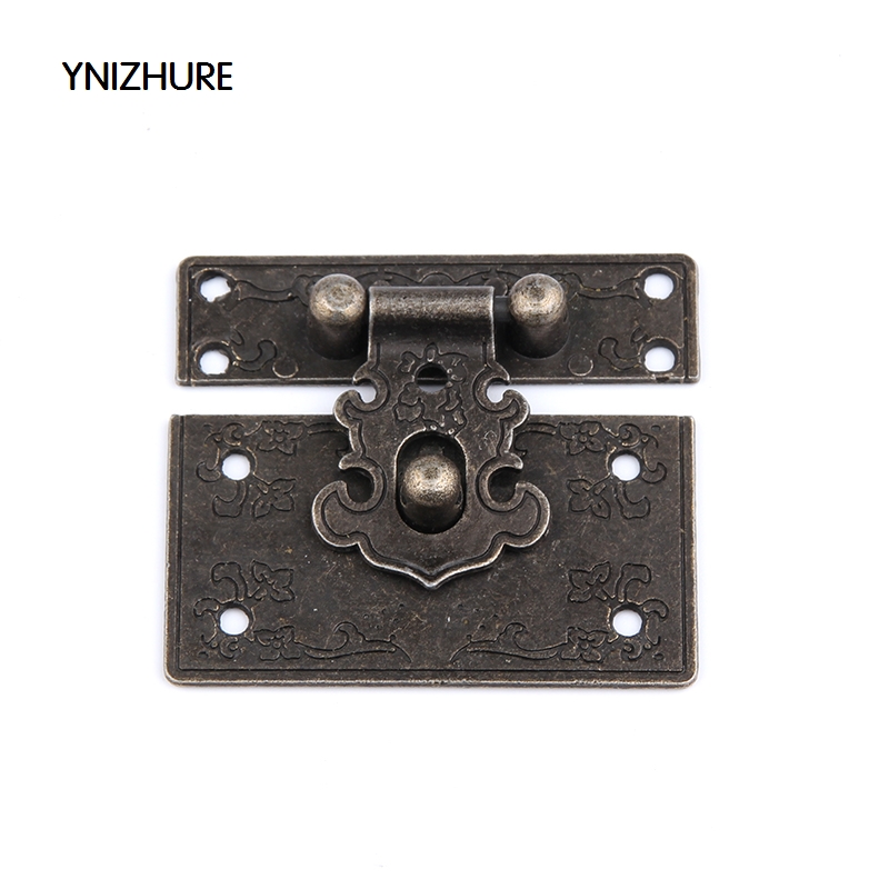 10pcs 55*45mm antique vintage style Brass Decorative Jewelry Gift Wooden Box Hasp Latch Hook|box hasp|hasp latchlatch hasp - AliExpress