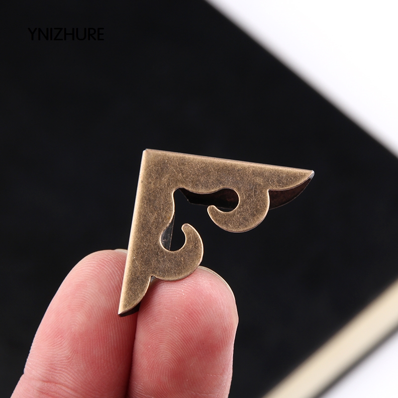 50pcs 28*28mm Antique Iron Bookcase Corner Photo Album Menu Book Package Hardware Accessories Protection Notebook Corner|corner photo|antique cornercorner hardware - AliExpress