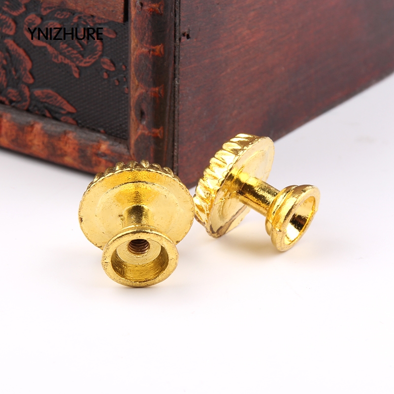 Ynizhure 10pcs 20*18mm Single Hole Zinc Alloy Cosmetic Case Mini Handle Furniture Knob Bedroom Drawer Pull Silver Antique Gold|furniture knobs|drawer pullsmini handle - AliExpress