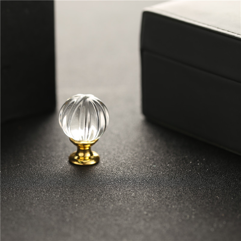 New 30mm 10PCS Furniture handle Pumpkin Crystal Ball Glass Alloy Door Drawer Cabinet Wardrobe Pull Handle Small Knobs With Screw|small knobs|furniture handlepull handle - AliExpress