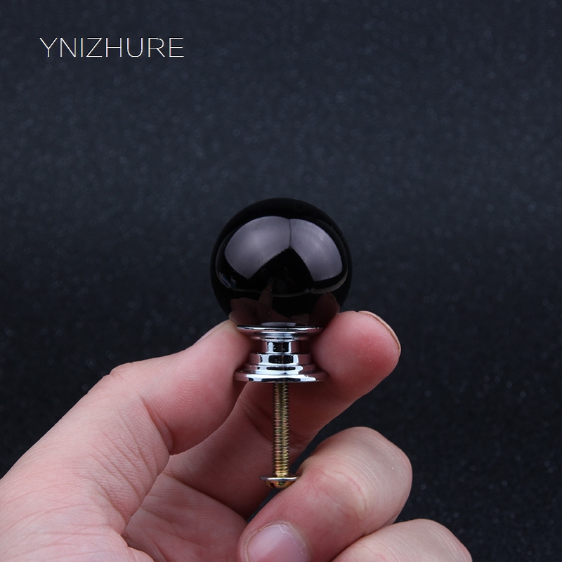 30mm Kitchen Elegant Modern Decoration Black K9 Crystal Glass Drawer Cabinet Knob Furniture Accessories Hardware Handle|hardware handles|cabinet knobsknobs furniture - AliExpress