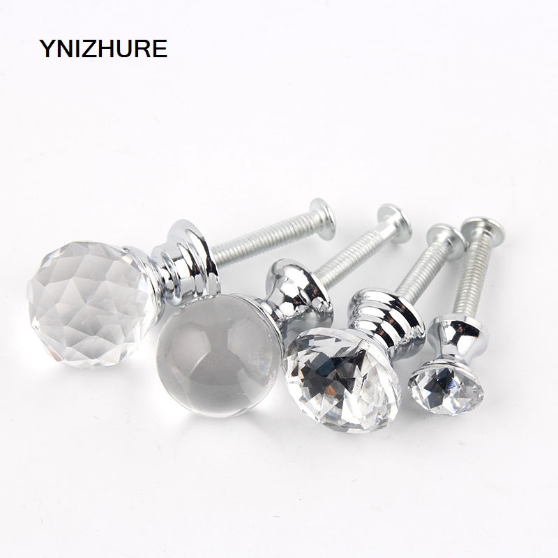 10PCS 17mm/20mm Transparent Crystal Glass MINI Small Handle Furniture Jewelry Box Knob Drawer Cabinets Furniture Kitchen|jewelry box knobs|drawer cabinetknob drawer - AliExpress