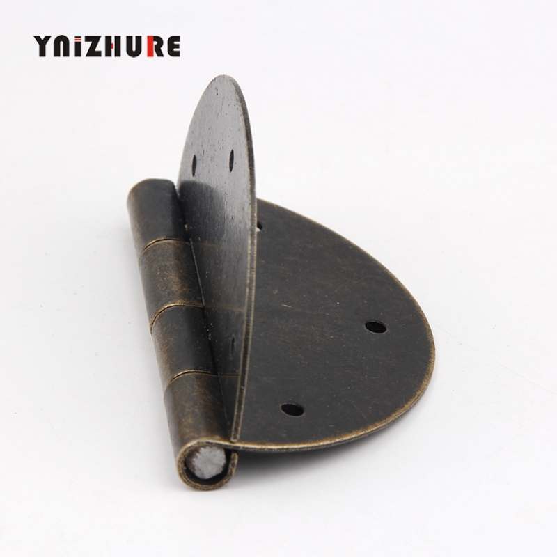 2PCS 60mm Antique furniture hinge round wooden box Door Butt Hinge Accessories Wood Box Hinges Fittings For Furniture|Cabinet Hinges|   - AliExpress