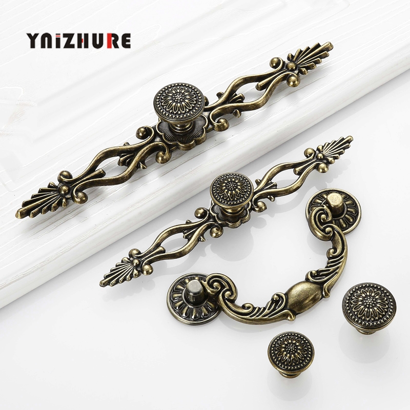 Vintage Door Handles Metal Antique Knobs and Handles for Kitchen Cabinets Pulls Cupboard Handles Closet Furniture Handle|Cabinet Pulls|   - AliExpress