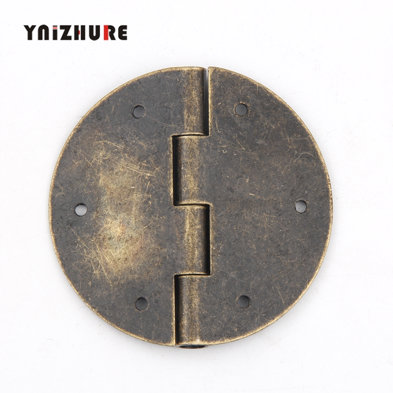 2PCS 60mm Antique furniture hinge round wooden box Door Butt Hinge Accessories Wood Box Hinges Fittings For Furniture|Cabinet Hinges|   - AliExpress