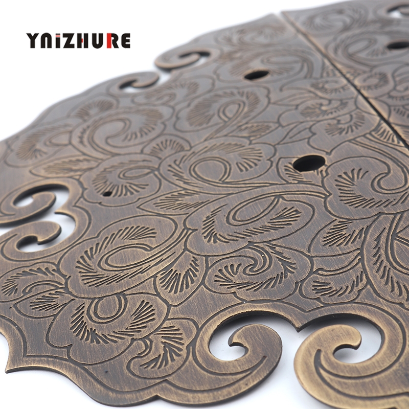 200mm Pure Copper Antique Chinese Furniture Handle Cabinet Door Pull Wardrobe Bookcase Double Open The Door Drawer Handle|Cabinet Pulls|   - AliExpress