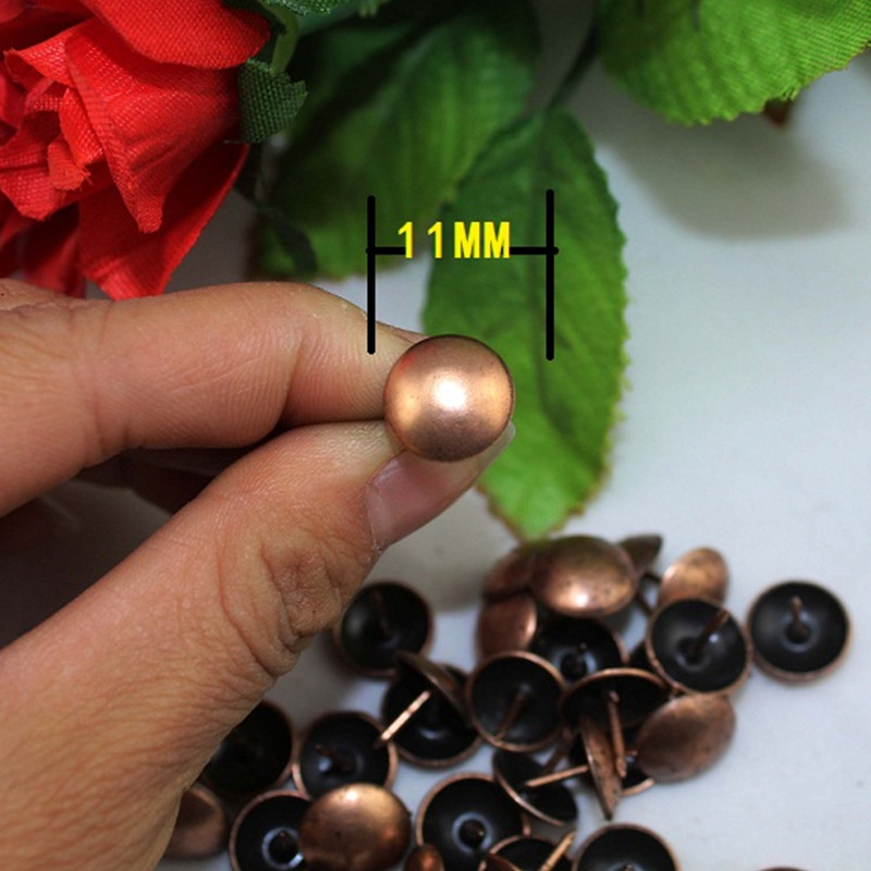 Iron Nail Antique Jewelry Case Box Sofa Decorative Tack Stud Pushpin Decorative Furniture Nails,11mm,100Pcs|Nails|   - AliExpress