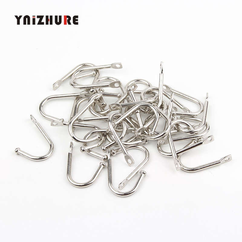 YNIZHURE 50PCS Antique Hooks Small Wall Hanger Buckle Horn Lock Clasp Hook Hasp Latch For Wooden Jewelry Box Furniture Hardware|Hooks|   - AliExpress