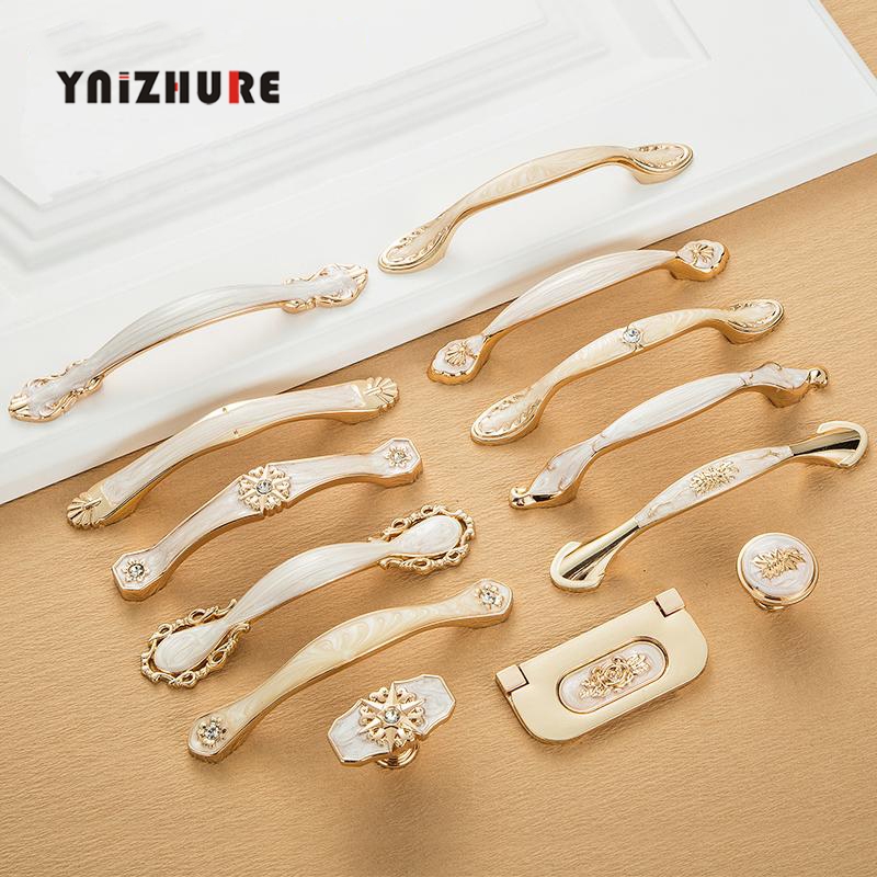 5pcs Beige Door Handles Diamond Drawer Pulls European Kitchen Cabinet Handles and Knobs Furniture Handles|Cabinet Pulls|   - AliExpress