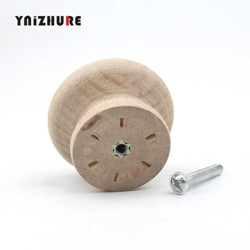 28/34/44mm Crude wood Cabinet Drawer Wardrobe Knobs Door Pull Kitchen Handle Furniture Hardware Natural Wooden|Cabinet Pulls|   - AliExpress