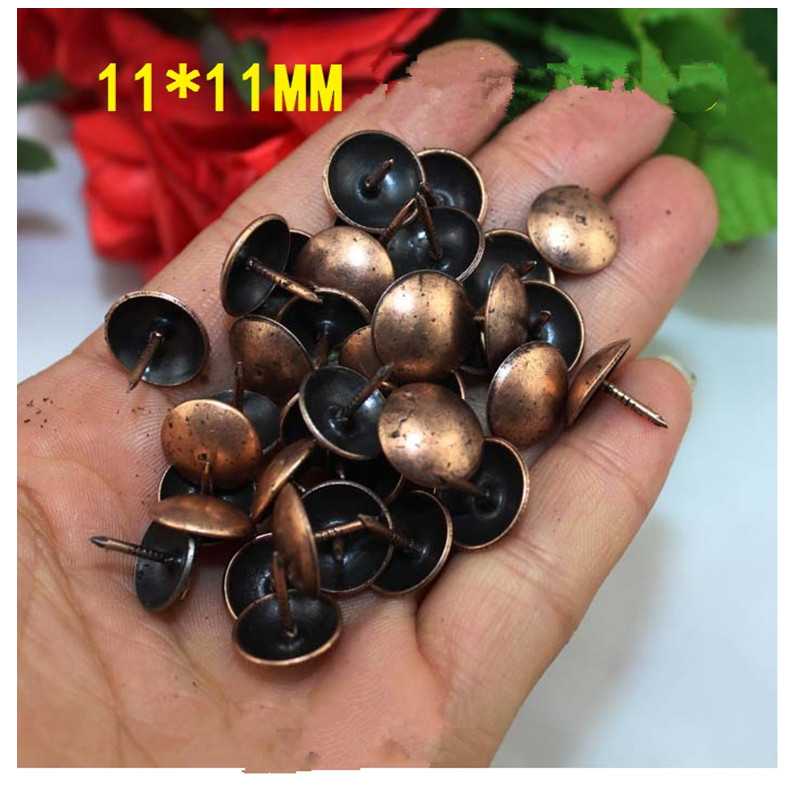 Iron Nail Antique Jewelry Case Box Sofa Decorative Tack Stud Pushpin Decorative Furniture Nails,11mm,100Pcs|Nails|   - AliExpress